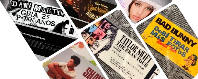 Imágenes de entradas de concierto